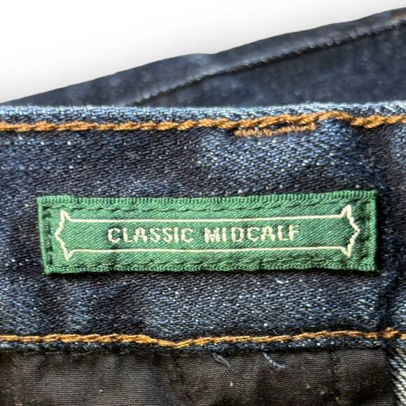 Ralph Lauren Jeans Company Premium Denim Capri Size 6 Mid Calf Peddle Pusher - Picture 7 of 9